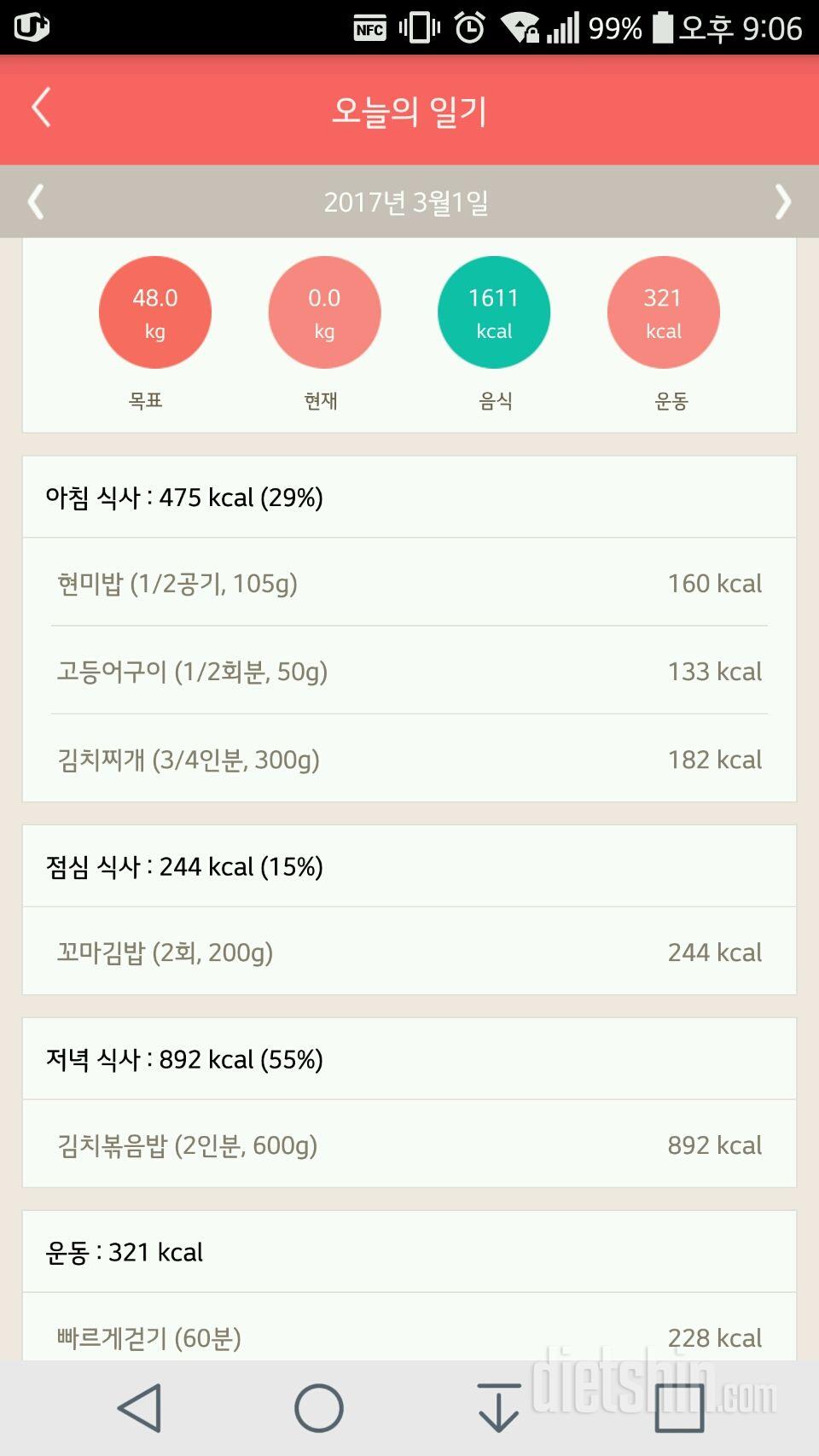 30일 밀가루 끊기 15일차 성공!