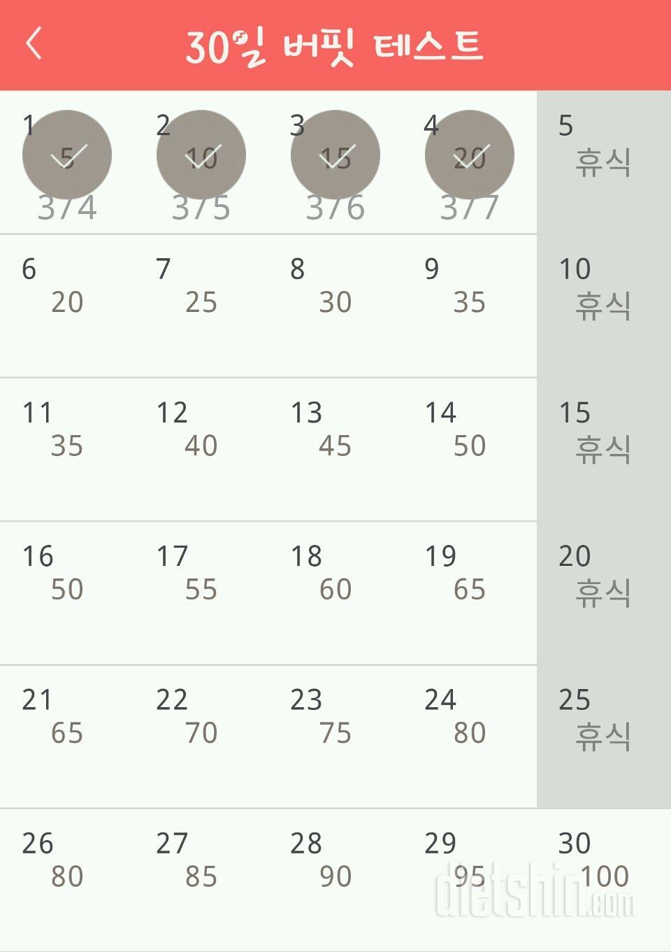 30일 버핏 테스트 4일차 성공!