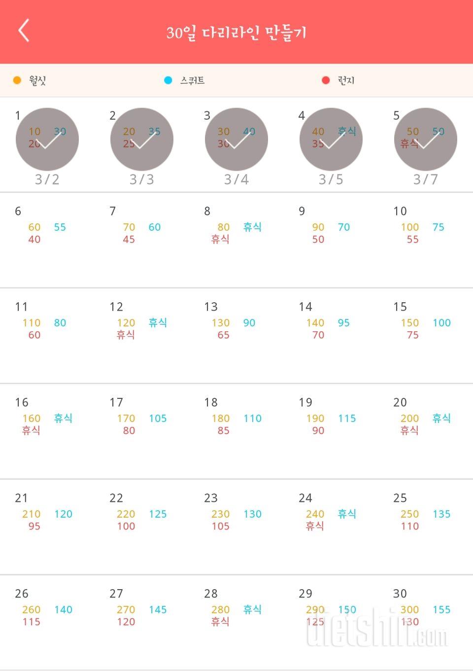 30일 다리라인 만들기 5일차 성공!