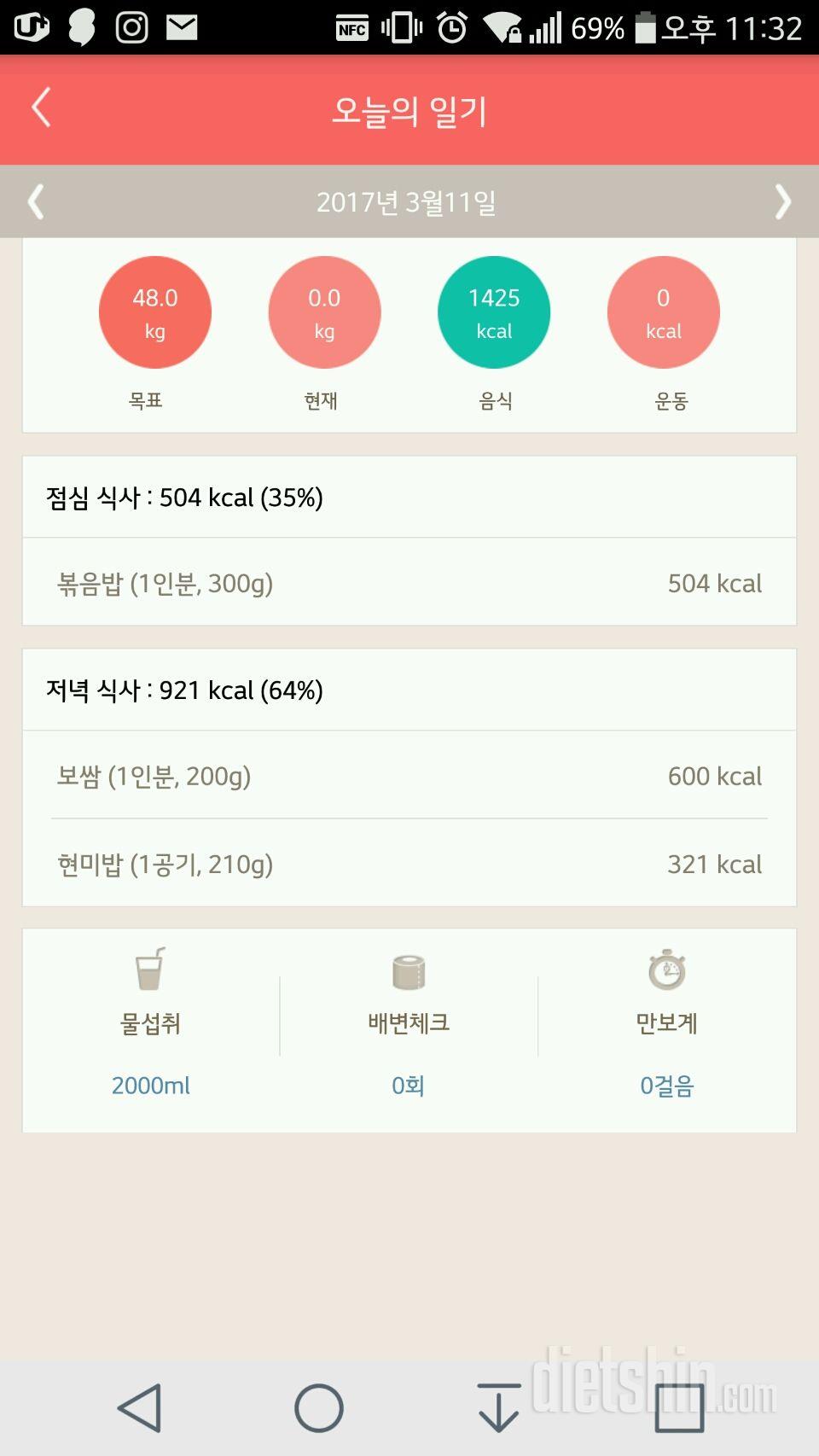 30일 밀가루 끊기 22일차 성공!