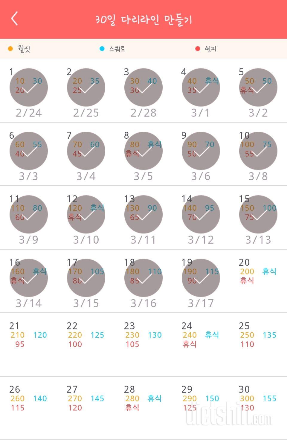 30일 다리라인 만들기 19일차 성공!