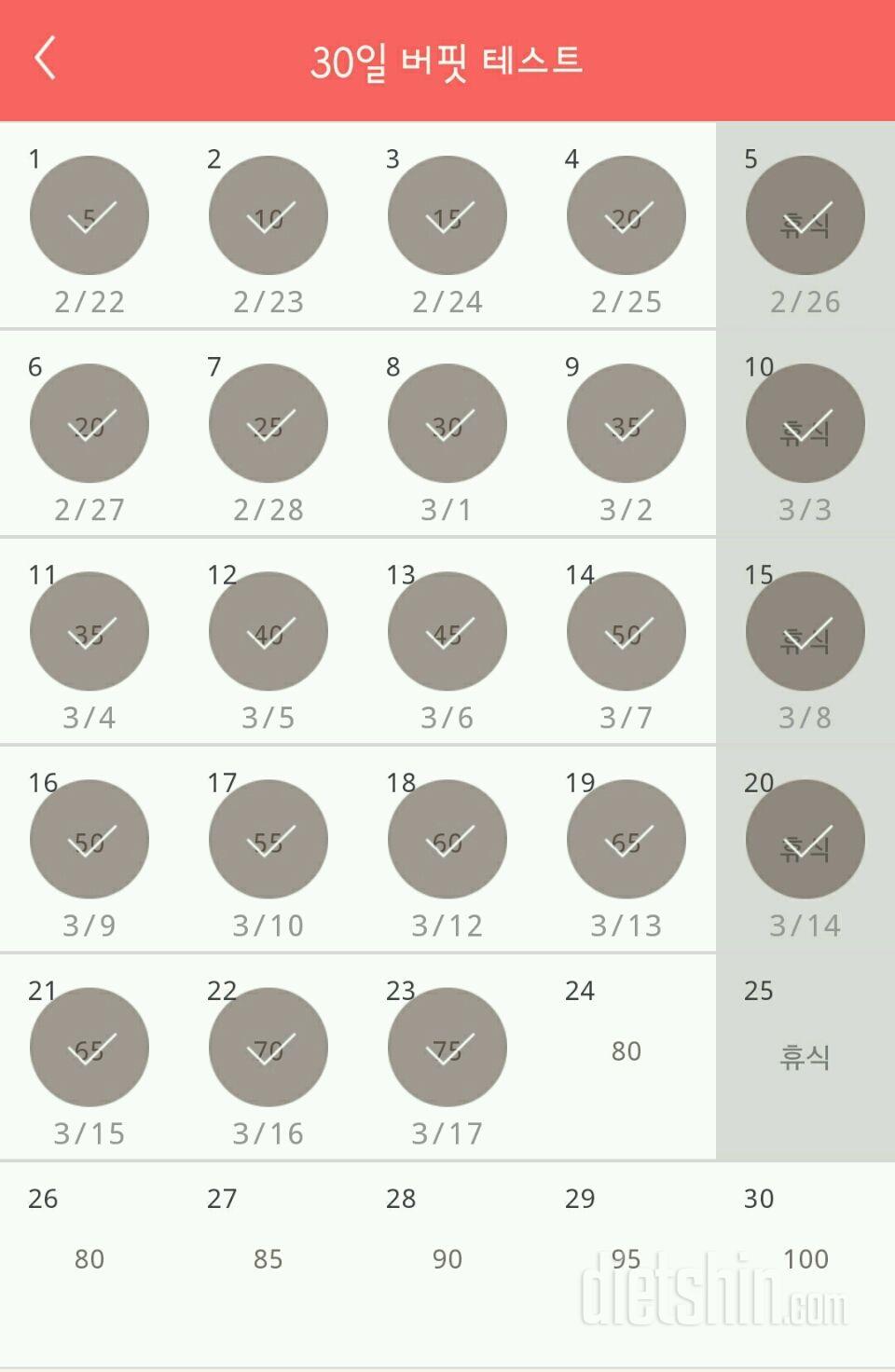 30일 버핏 테스트 23일차 성공!