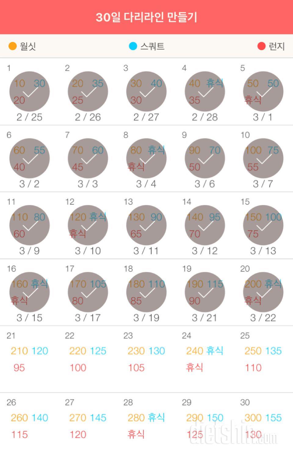 30일 다리라인 만들기 20일차 성공!