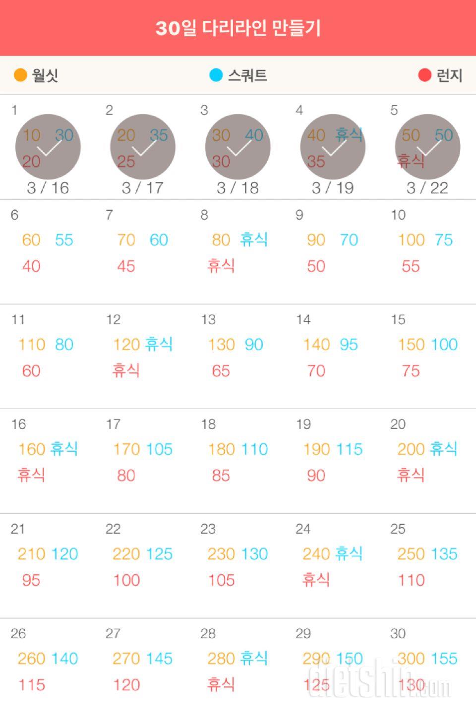 30일 다리라인 만들기 5일차 성공!