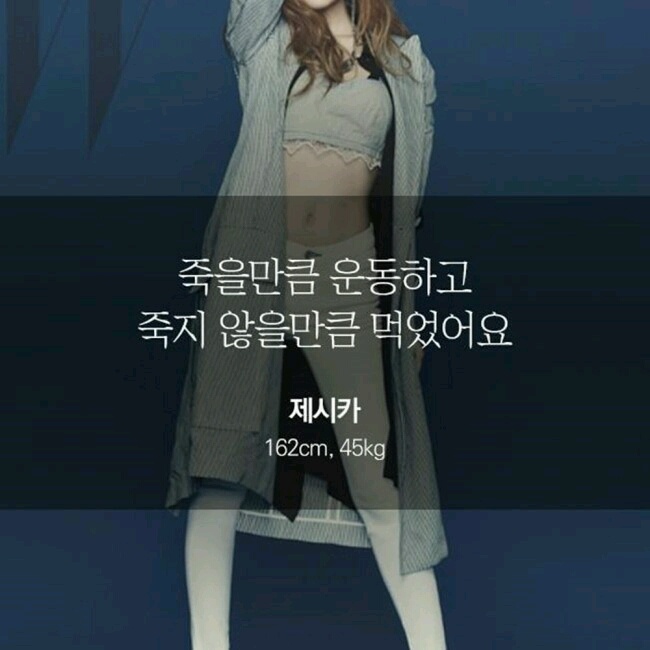 연예인 다이어트 명언