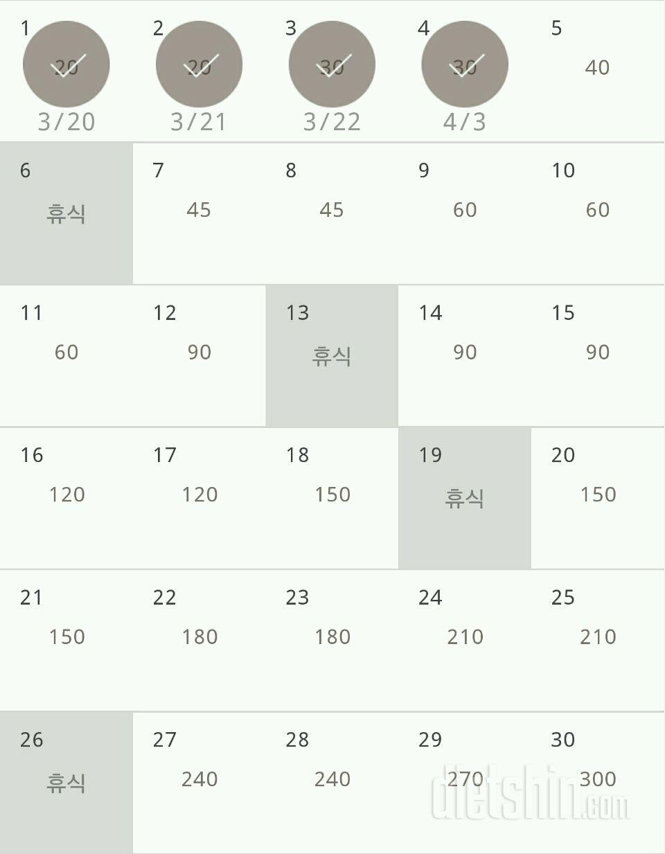 30일 플랭크 31일차 성공!