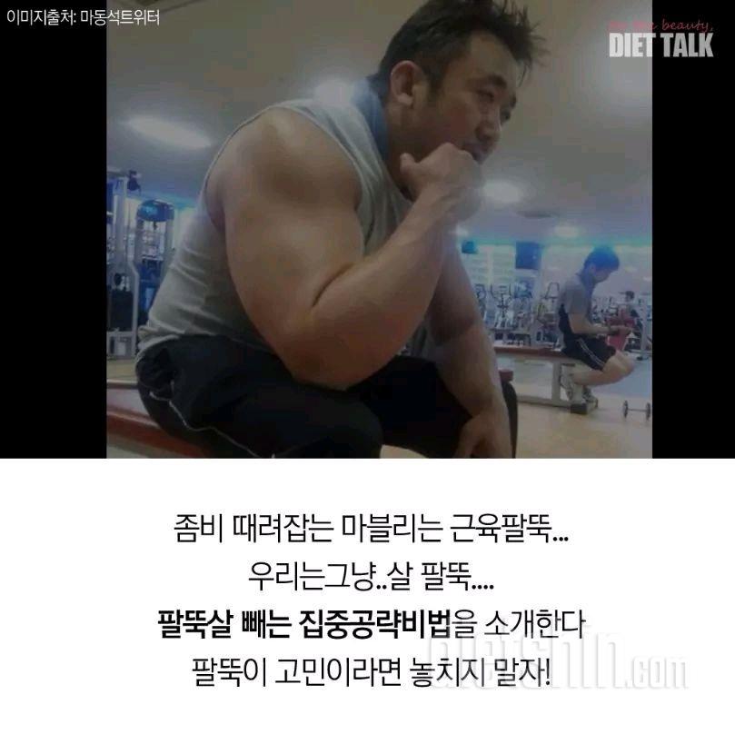 팔뚝살 집중공략비법