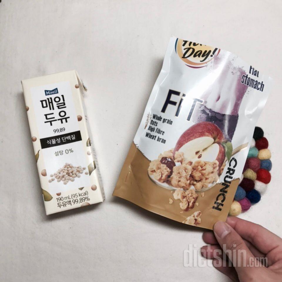 🌷헬로데이 오트밀+매일두유 후기 #2