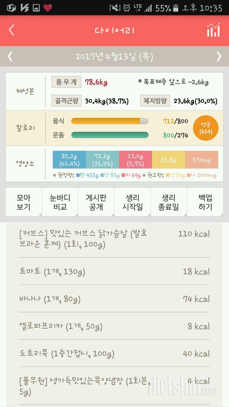 30일 밀가루 끊기 1일차 성공!