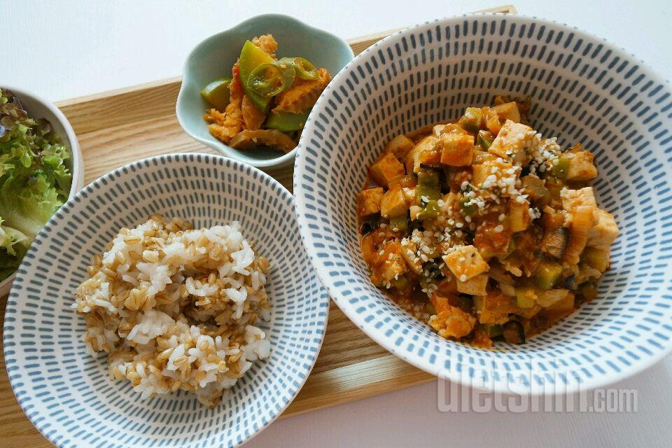 맛과 건강모두 챙긴 강된장식단