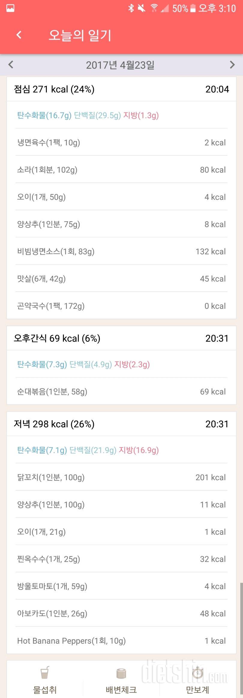 30일 밀가루 끊기 22일차 성공!