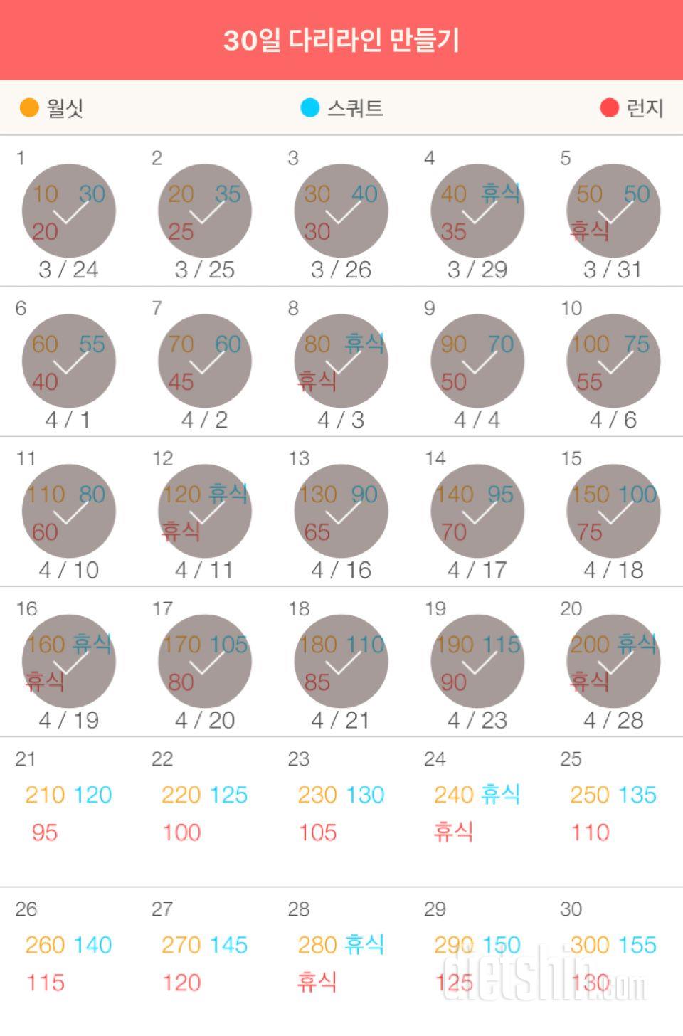 30일 다리라인 만들기 20일차 성공!