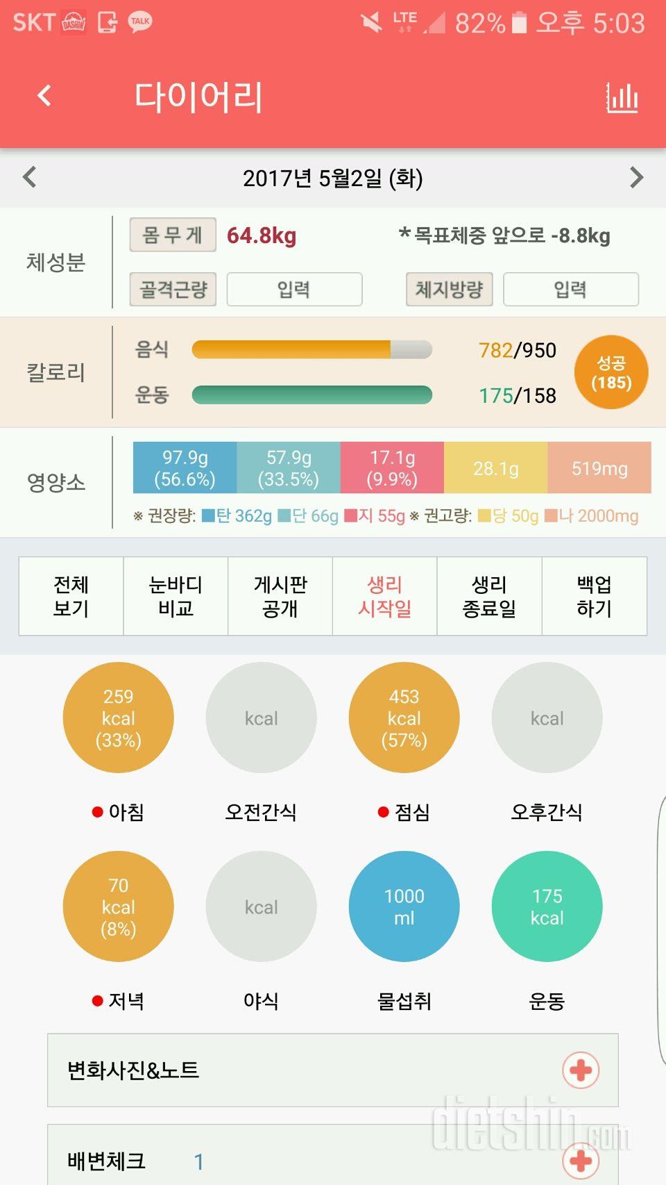 먄쥬 13일차 / 성공 / -1kg