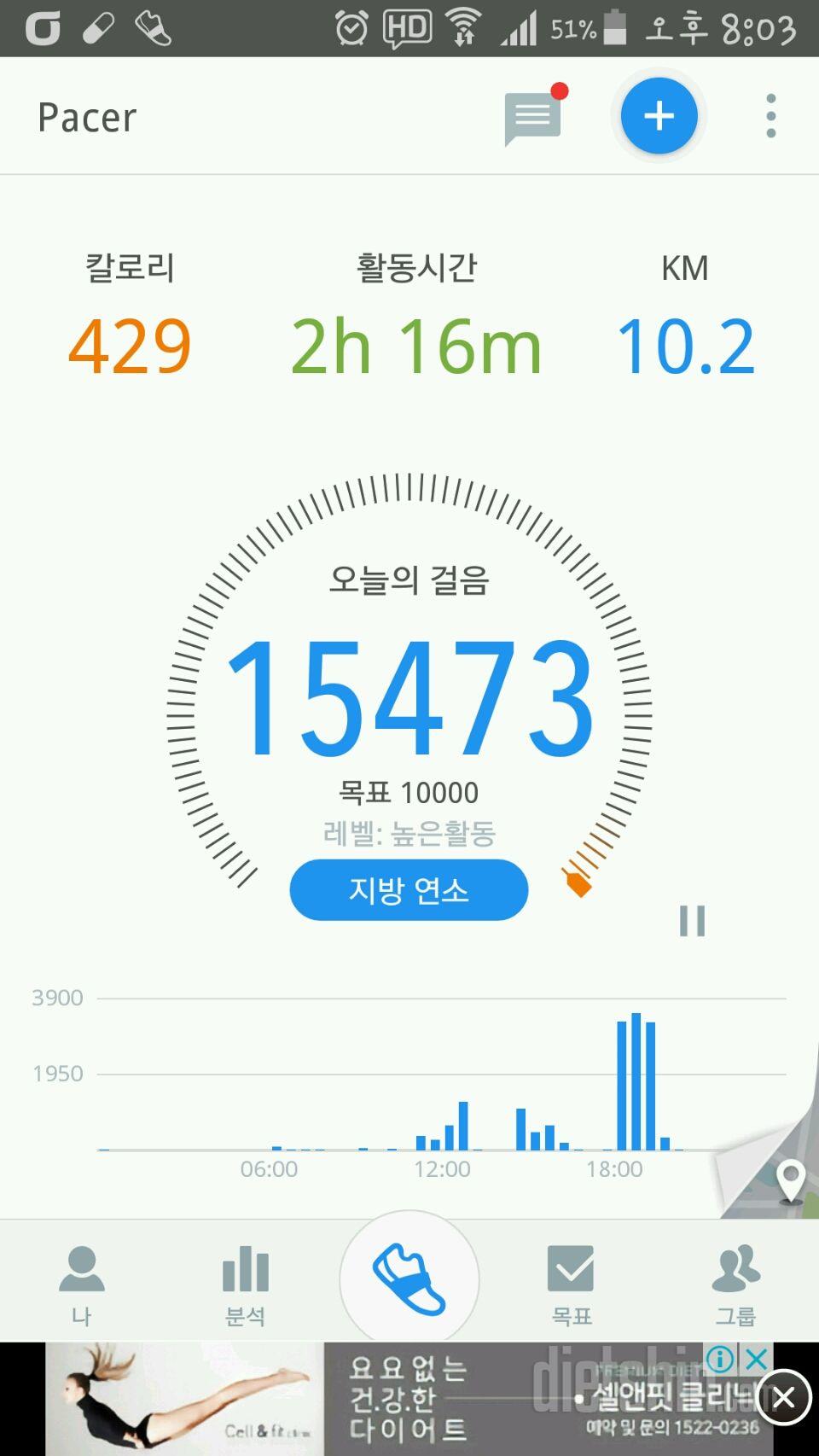 30일 만보 걷기 14일차 성공!