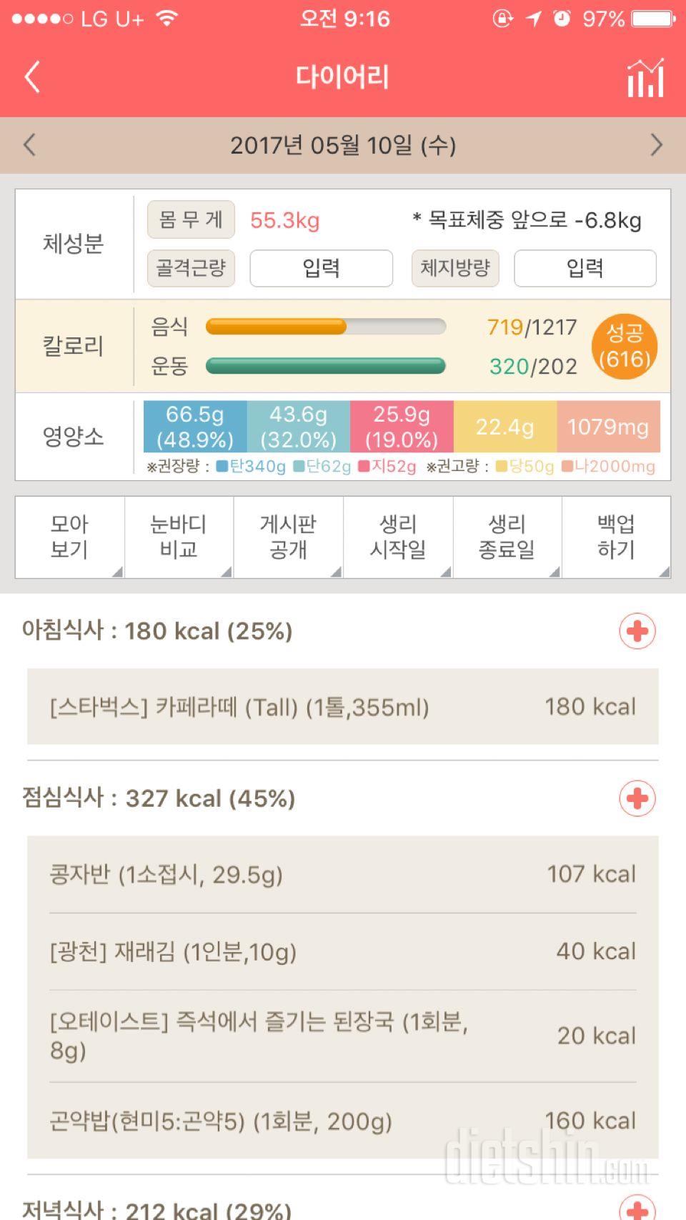 5월10일 밤10시에 연두부로 폭식