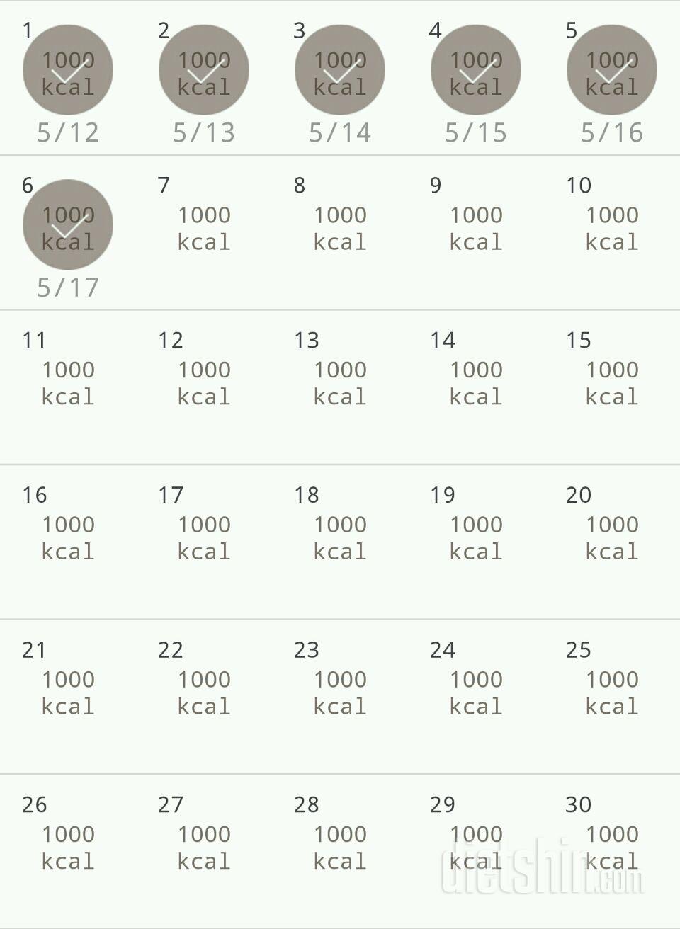 30일 1,000kcal 식단 96일차 성공!