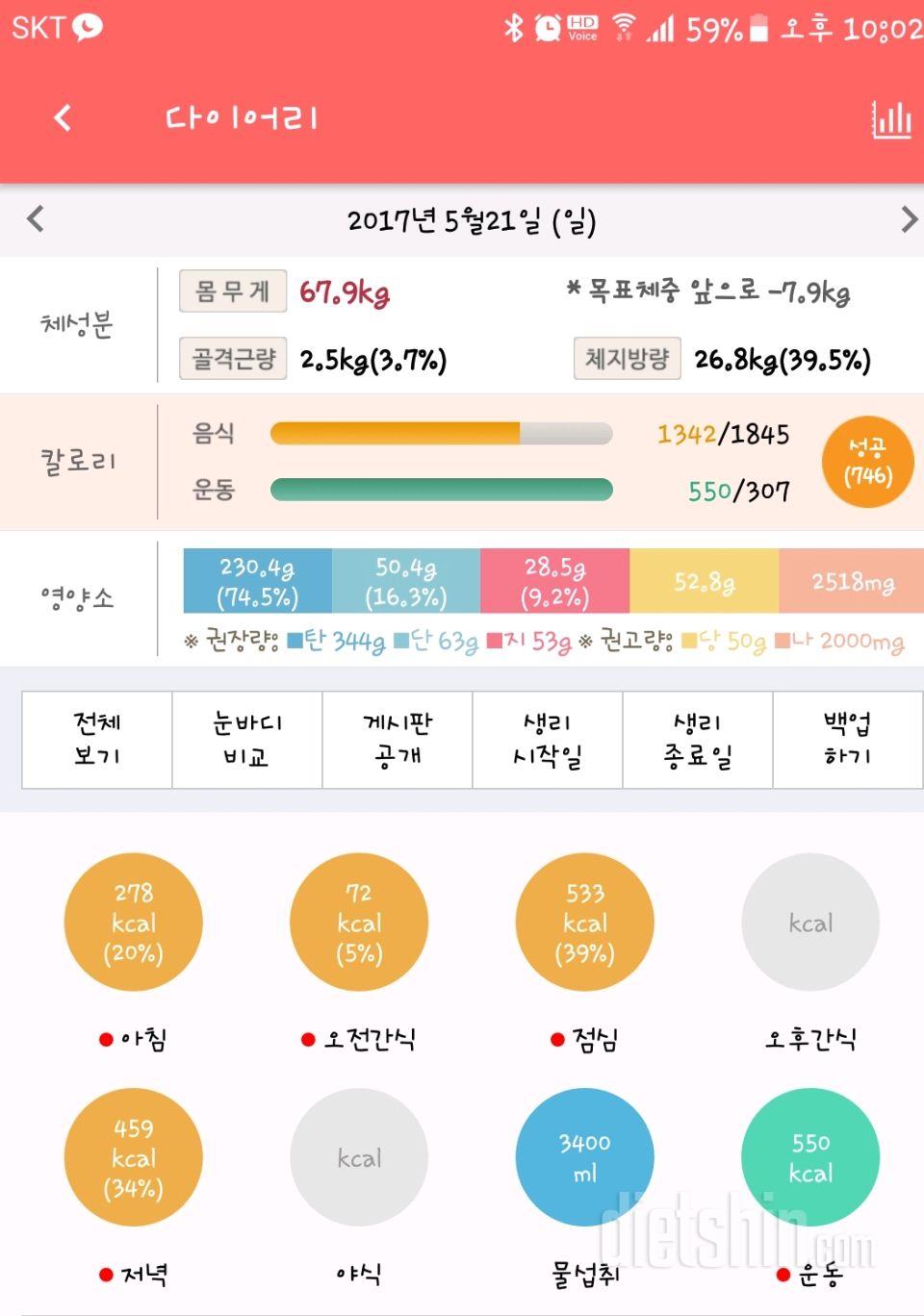 오늘일기)저녁폭망ㅜ