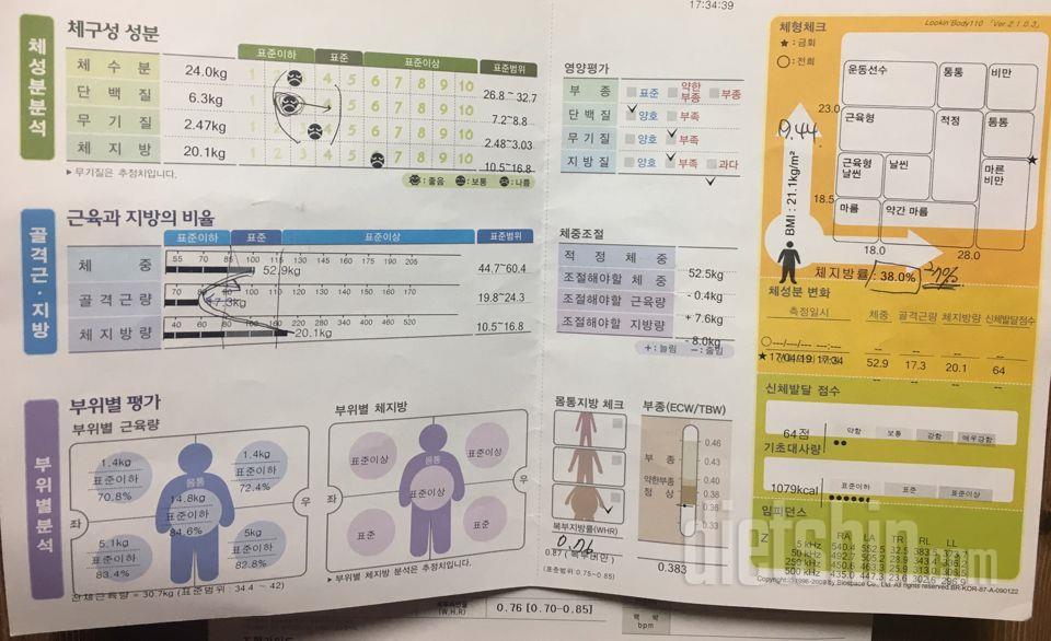 다이어트의 간절함으로 근육반에도 희망을 걸어봅니다