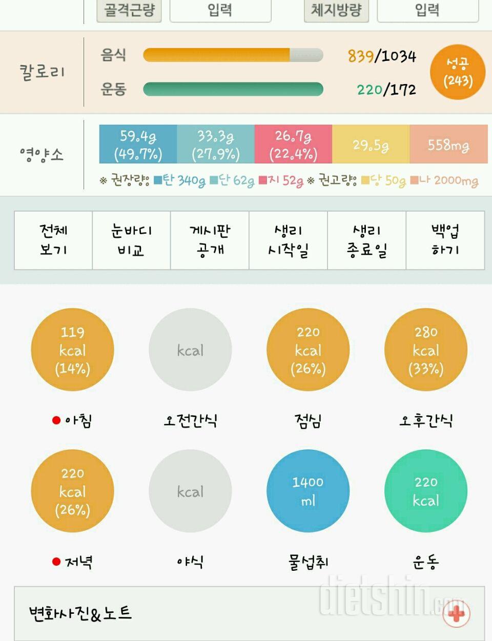 30일 야식끊기 15일차 성공!