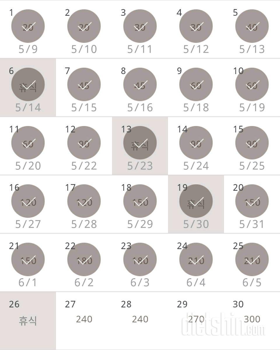 30일 플랭크 25일차 성공!