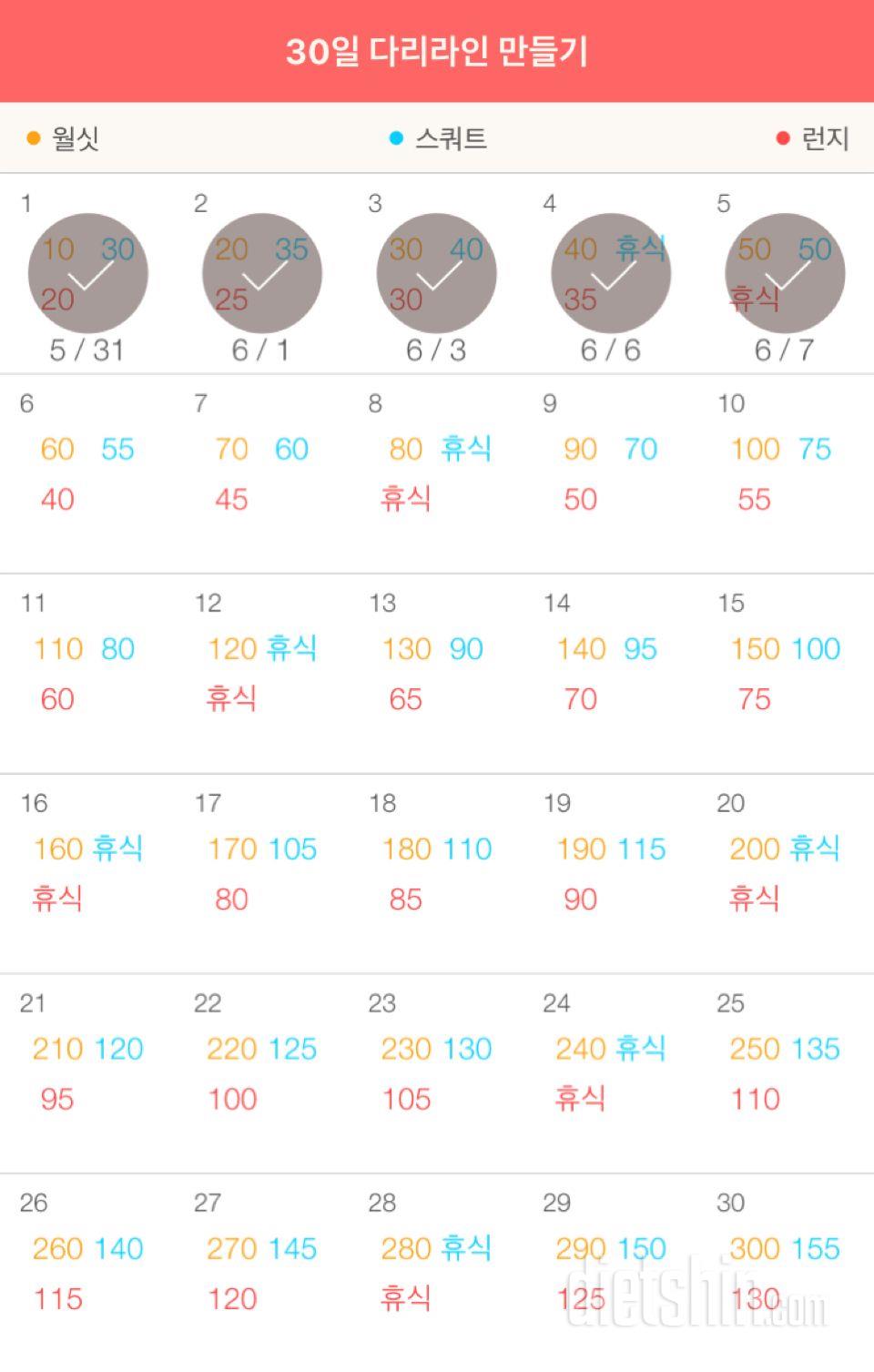 30일 다리라인 만들기 5일차 성공!