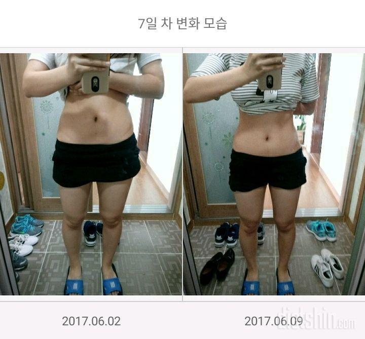 이주차:60대 붕괴!(7일간 0.6키로 덜어냈어요ㅠ)