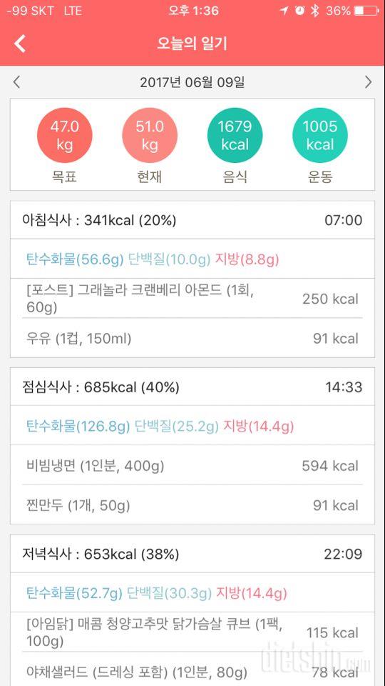 30일 아침먹기 40일차 성공!