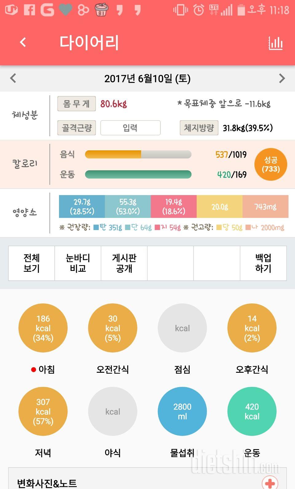 30일 하루 2L 물마시기 3일차 성공!