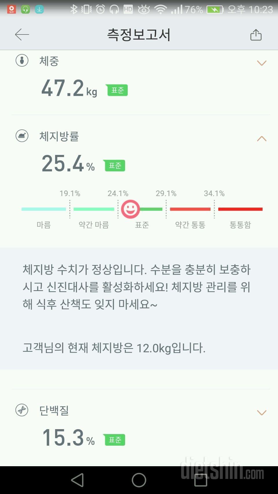 지방수치랑 근육수치좀 봐주세요...ㅠㅠ