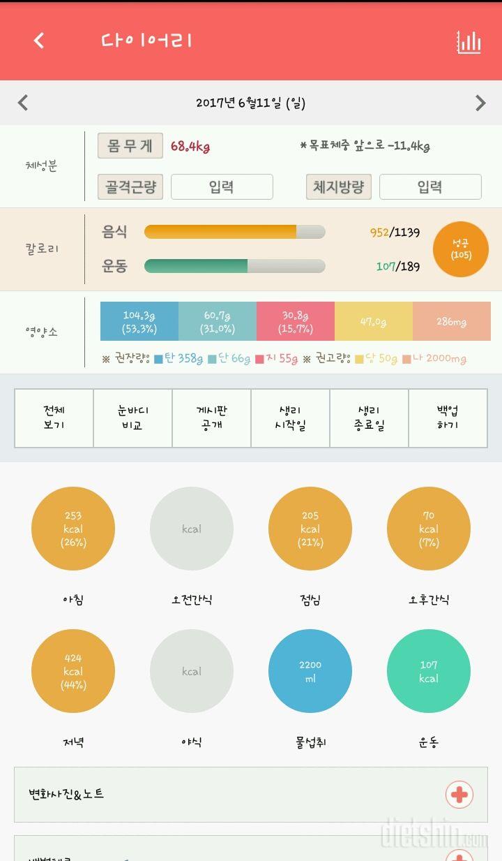 30일 당줄이기 19일차 성공!