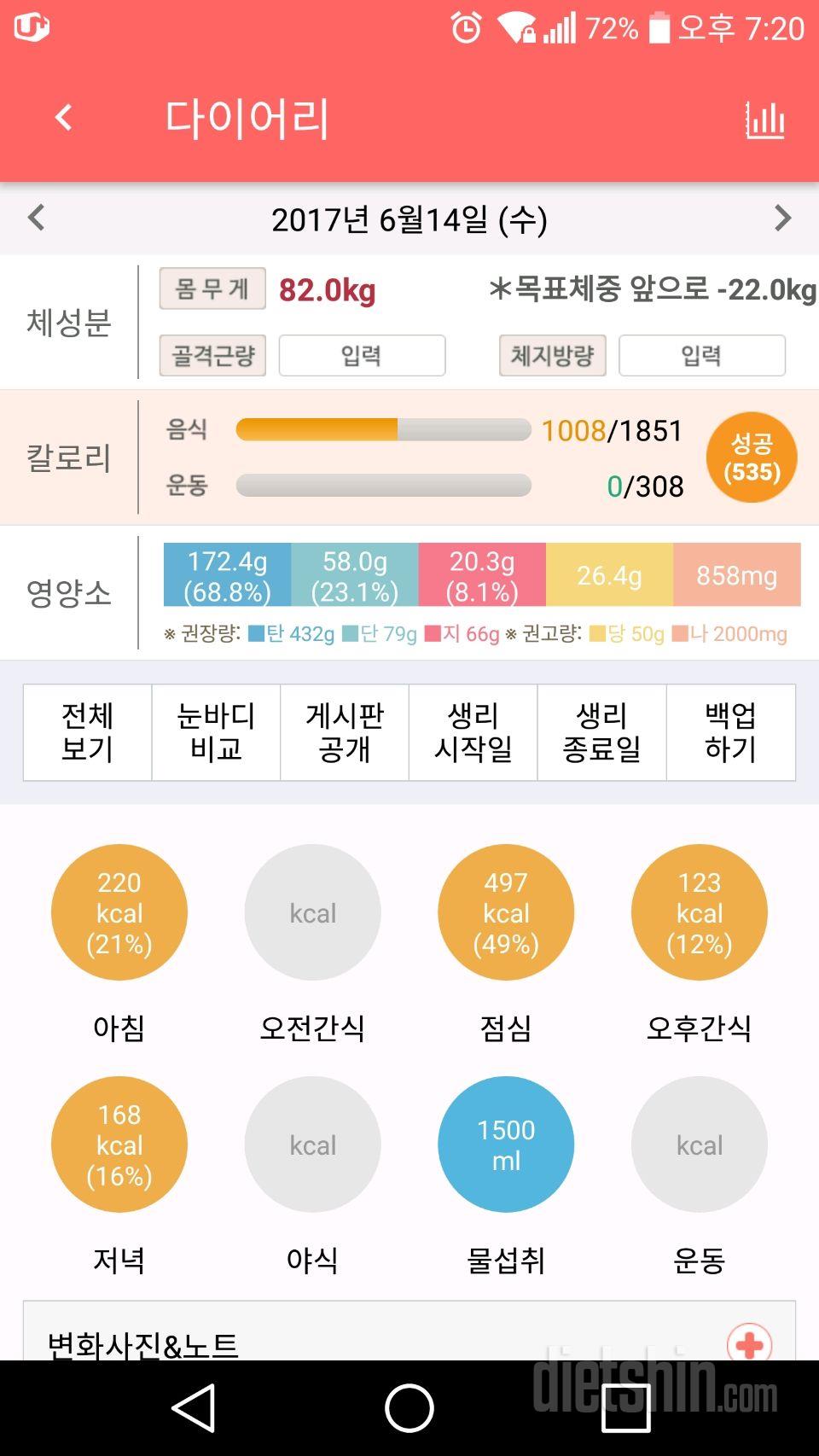 30일 야식끊기 47일차 성공!