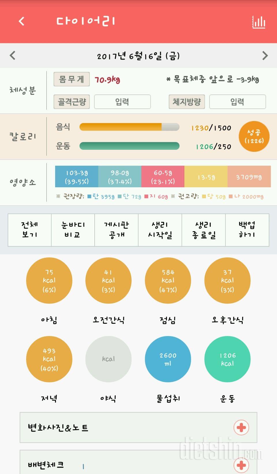 30일 야식끊기 26일차 성공!