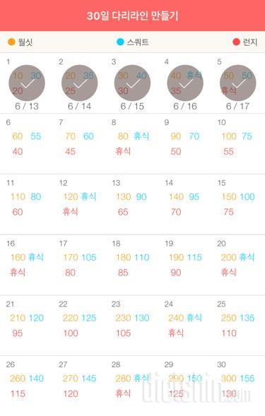 30일 다리라인 만들기 35일차 성공!