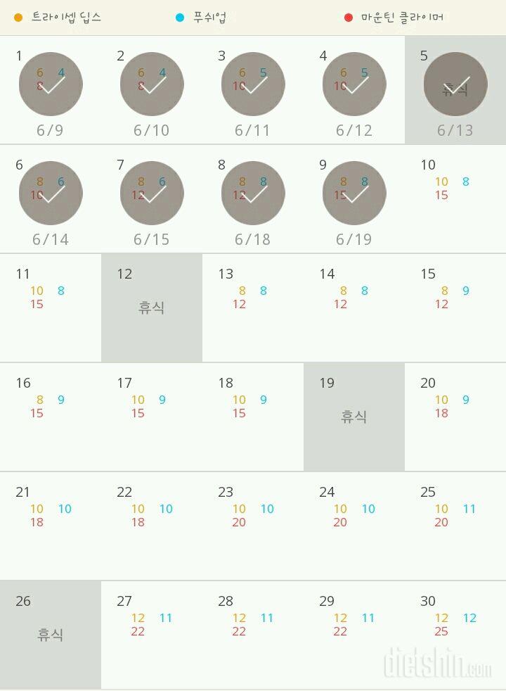 30일 슬림한 팔 39일차 성공!