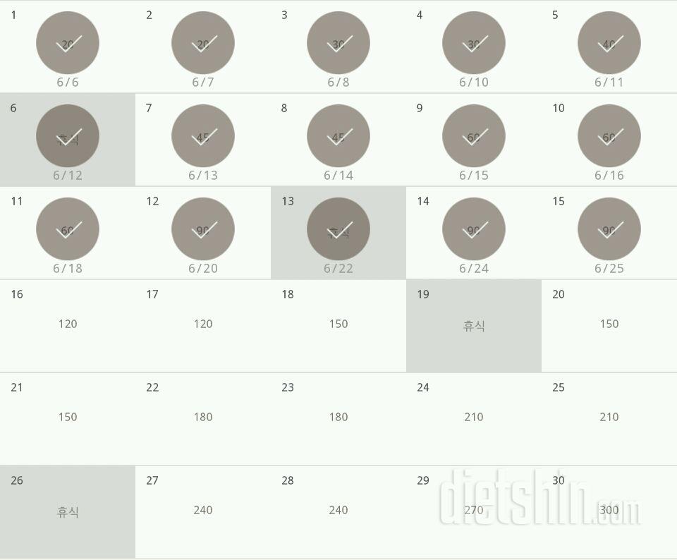 30일 플랭크 15일차 성공!