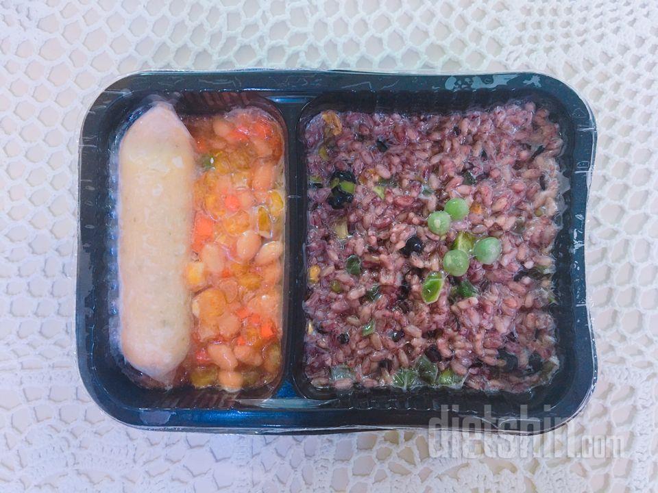 5일차👉🏻혼밥의 정석✨리얼 생생 후기(현미•야채 영양밥&닭가슴살소시지)