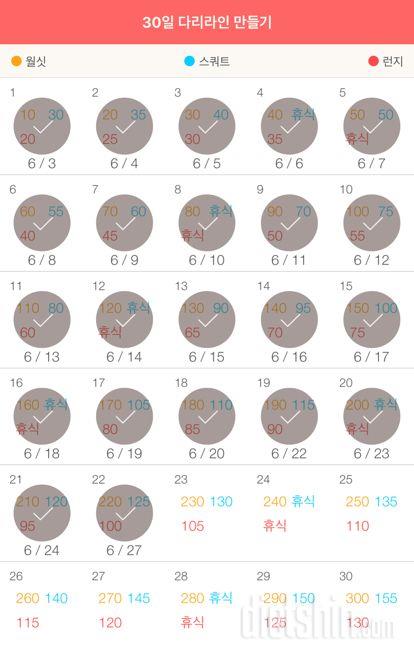 30일 다리라인 만들기 22일차 성공!