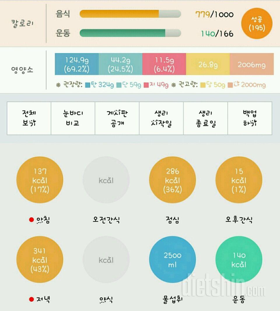 30일 1,000kcal 식단 24일차 성공!