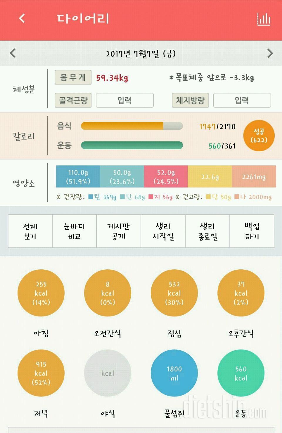 30일 야식끊기 5일차 성공!