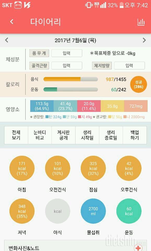 30일 당줄이기 15일차 성공!