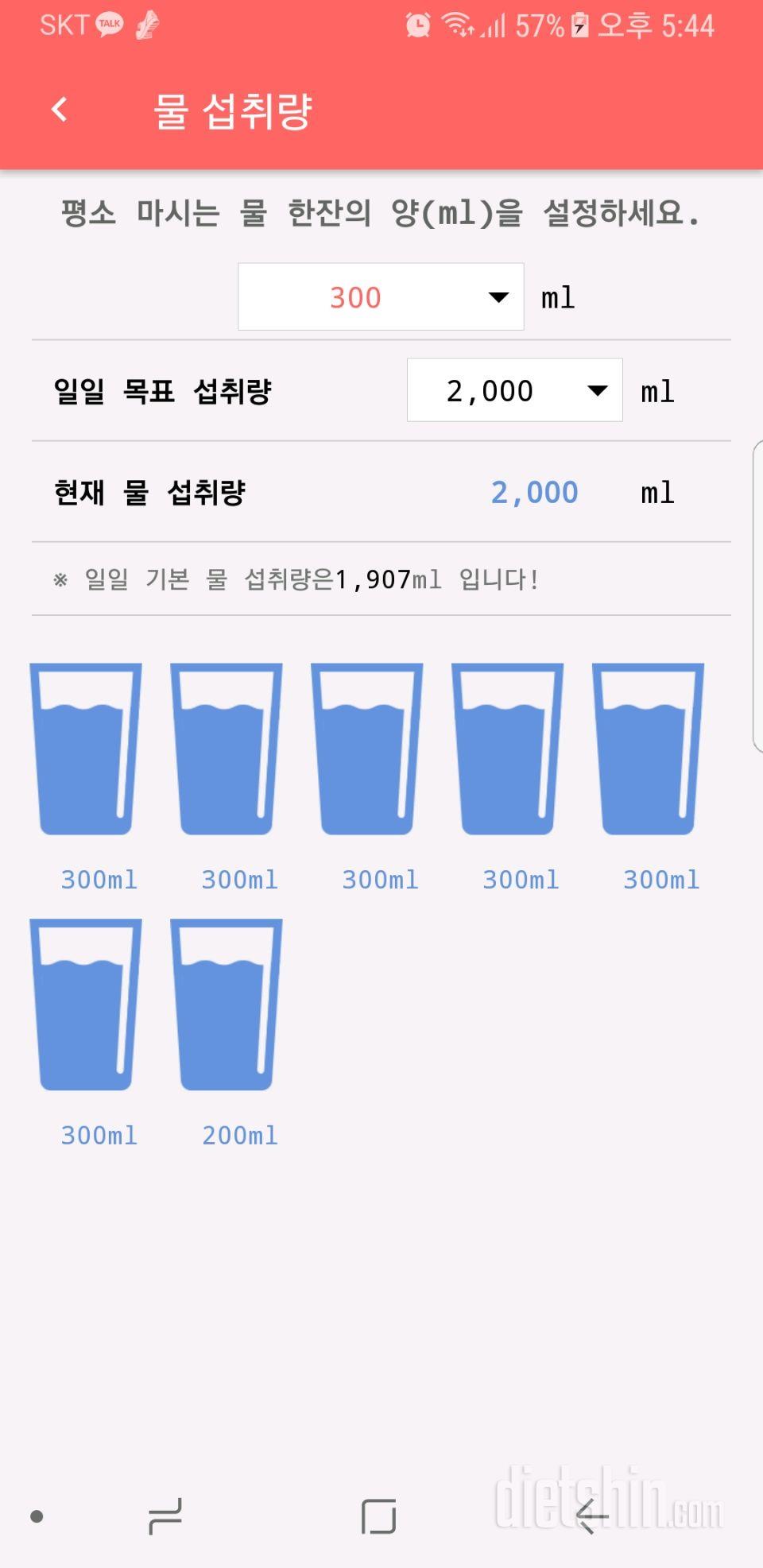 30일 하루 2L 물마시기 31일차 성공!