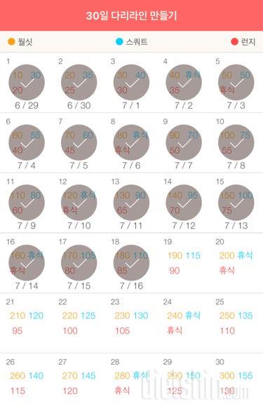 30일 다리라인 만들기 18일차 성공!