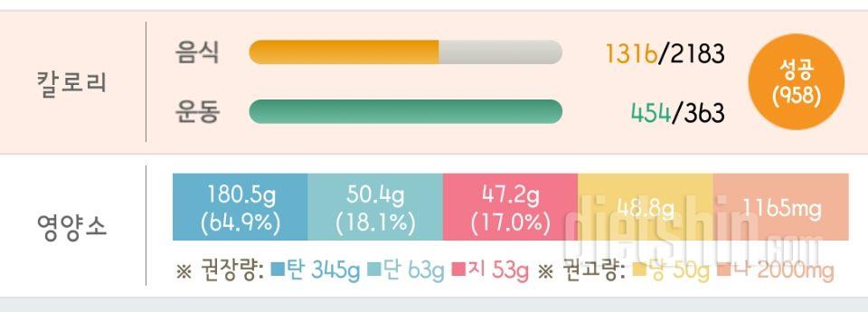 30일 당줄이기 6일차 성공!