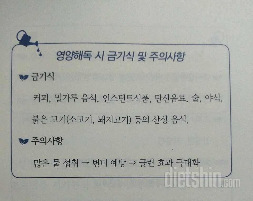 디톡스무디 넷째날