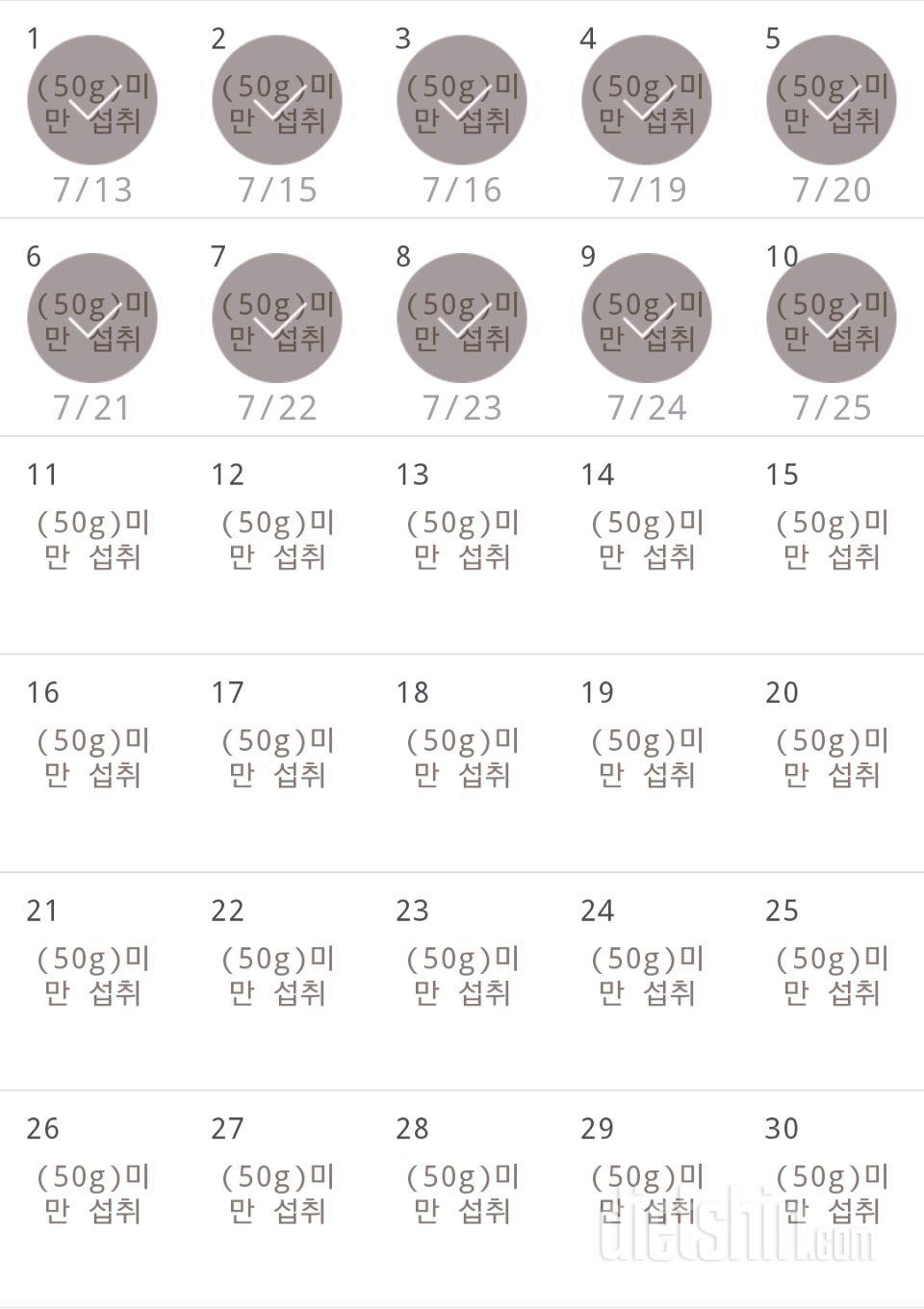 30일 당줄이기 40일차 성공!