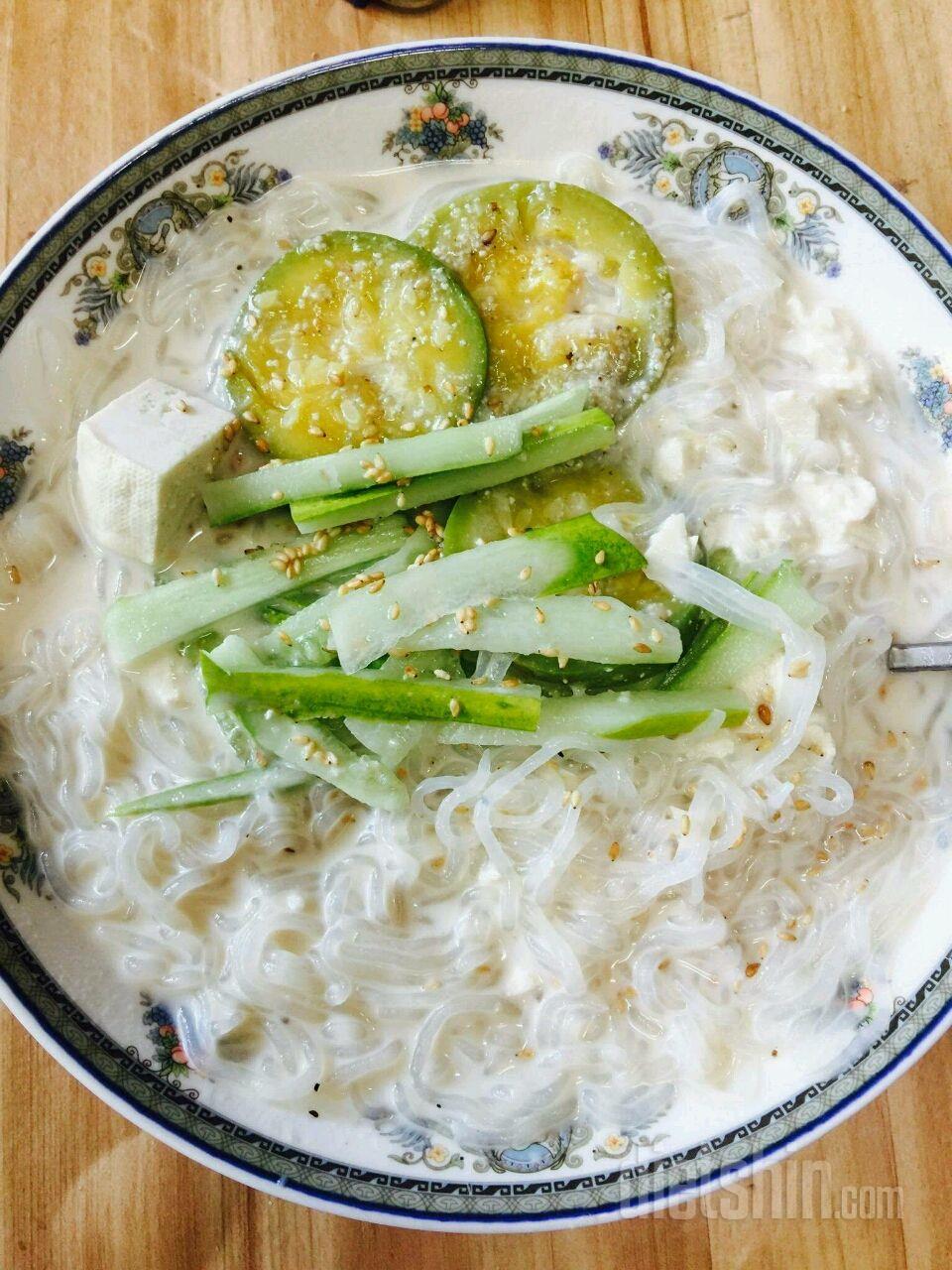 살안찌게 콩국수 맛있게먹는방법 찾았어용