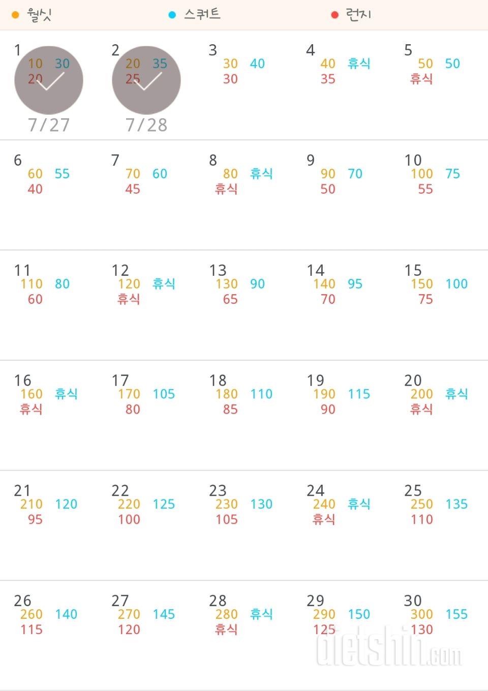 30일 다리라인 만들기 2일차 성공!