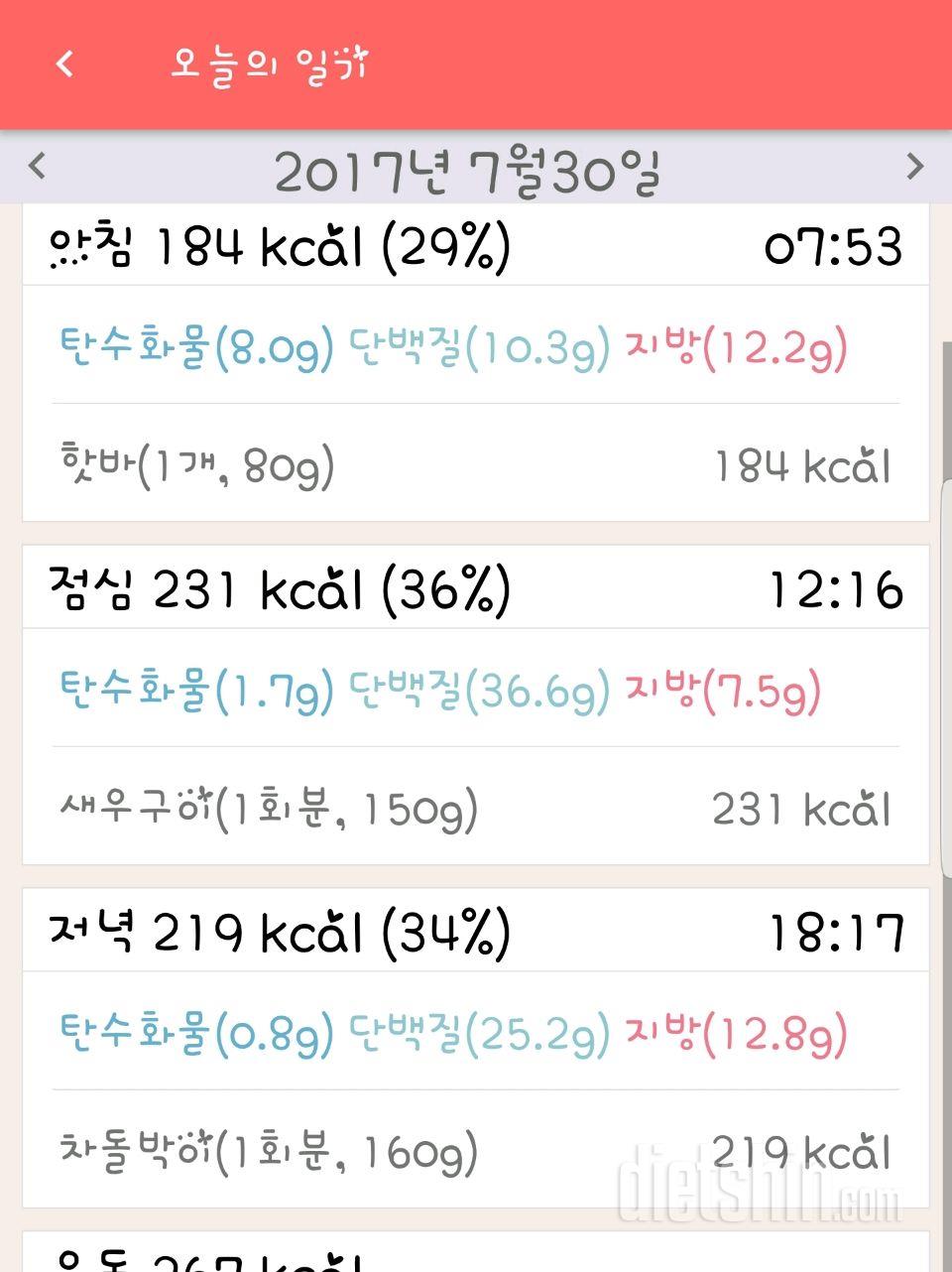 30일 야식끊기 48일차 성공!