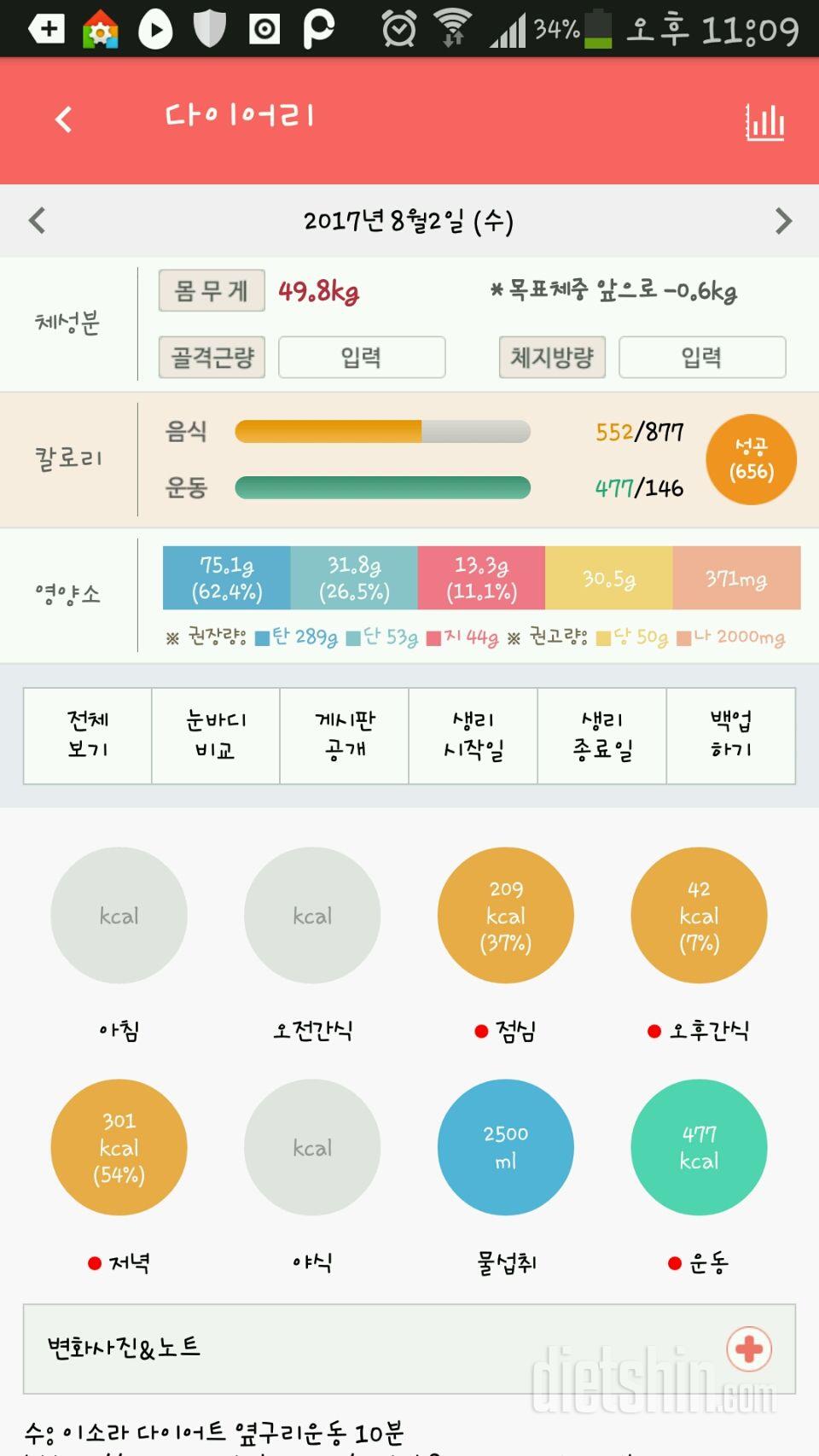 30일 밀가루 끊기 55일차 성공!