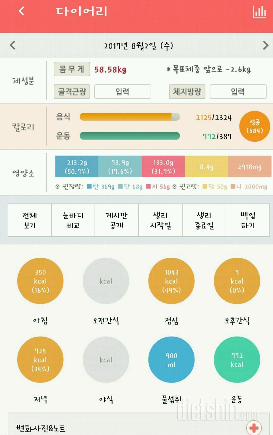 30일 야식끊기 28일차 성공!